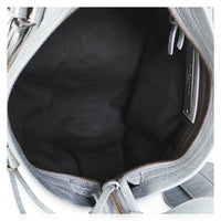 Balenciaga Grey Agneau Arena Silver Hardware Small Le City Bag Handbag 8