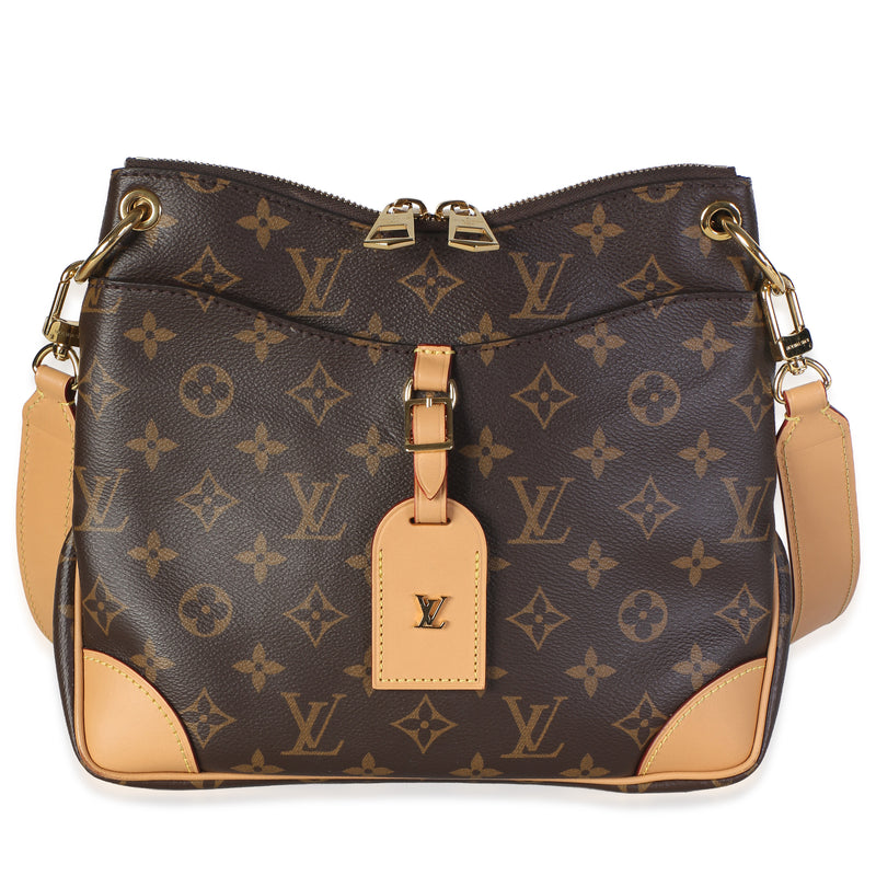 Louis Vuitton Natural Monogram Canvas Odeon PM NM Handbag fv