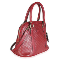 Gucci Red Microguccissima Leather Mini Dome Crossbody Bag Handbag 3