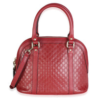 Gucci Red Microguccissima Leather Mini Dome Crossbody Bag Handbag 4