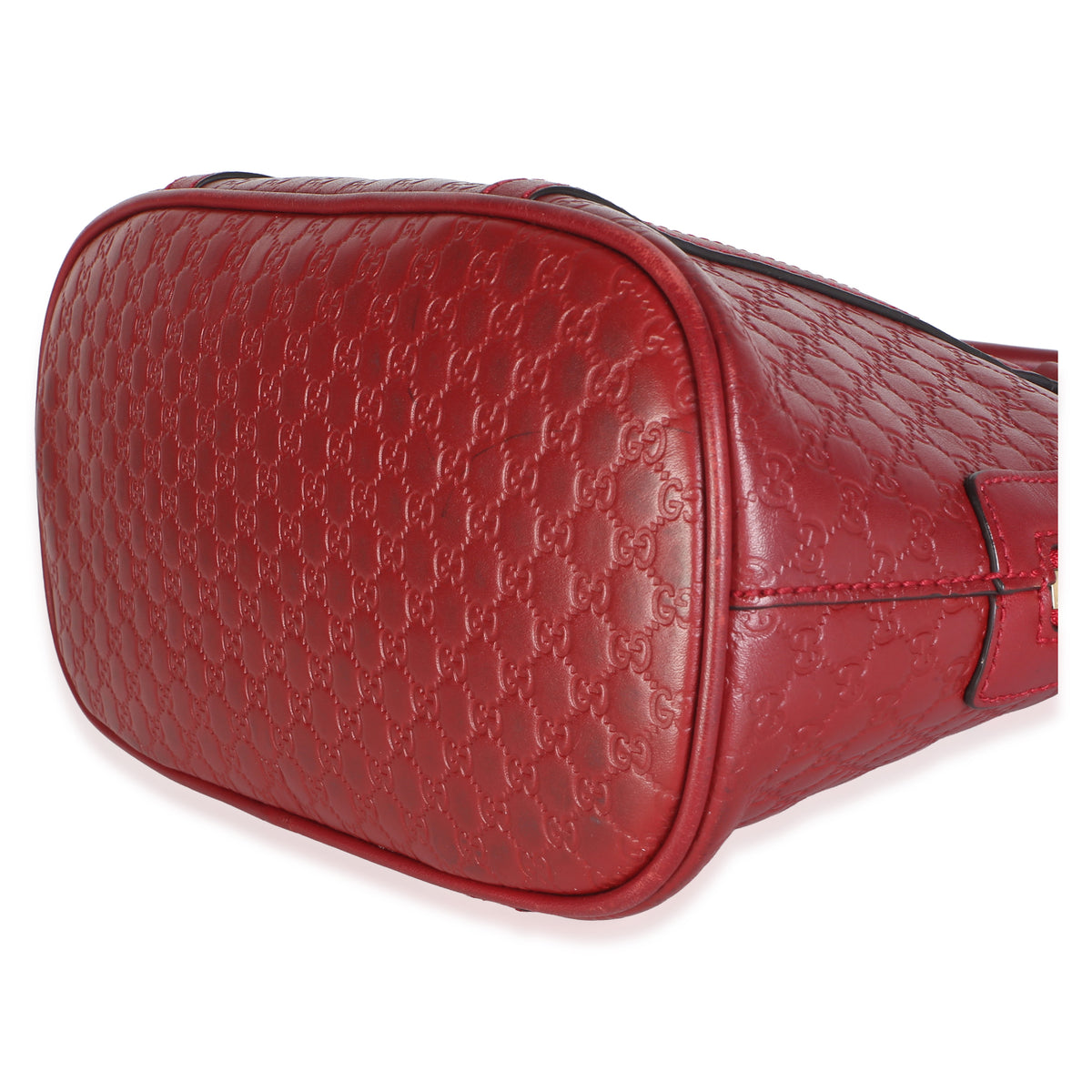 Gucci Red Microguccissima Leather Mini Dome Crossbody Bag Handbag 6