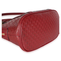 Gucci Red Microguccissima Leather Mini Dome Crossbody Bag Handbag 7