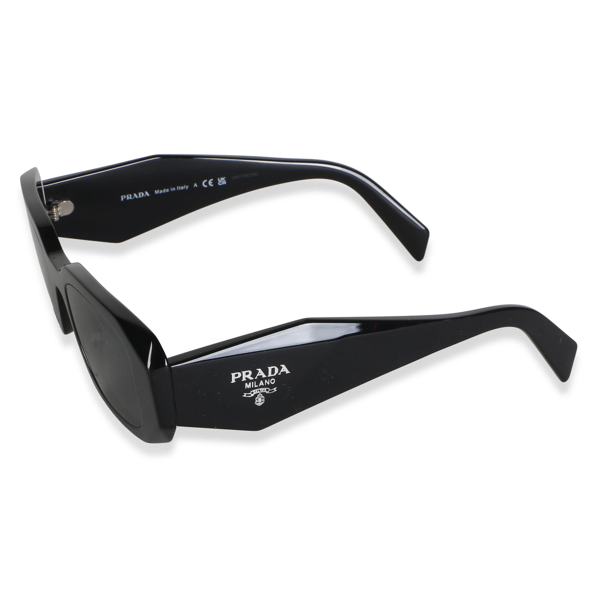 Prada Black Acetate Symbole Sunglasses SPR 17W 3