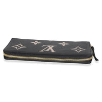 Louis Vuitton Black Beige Giant Monogram Empreinte Zippy Wallet Wallet 6
