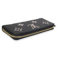Louis Vuitton Black Beige Giant Monogram Empreinte Zippy Wallet Wallet 8