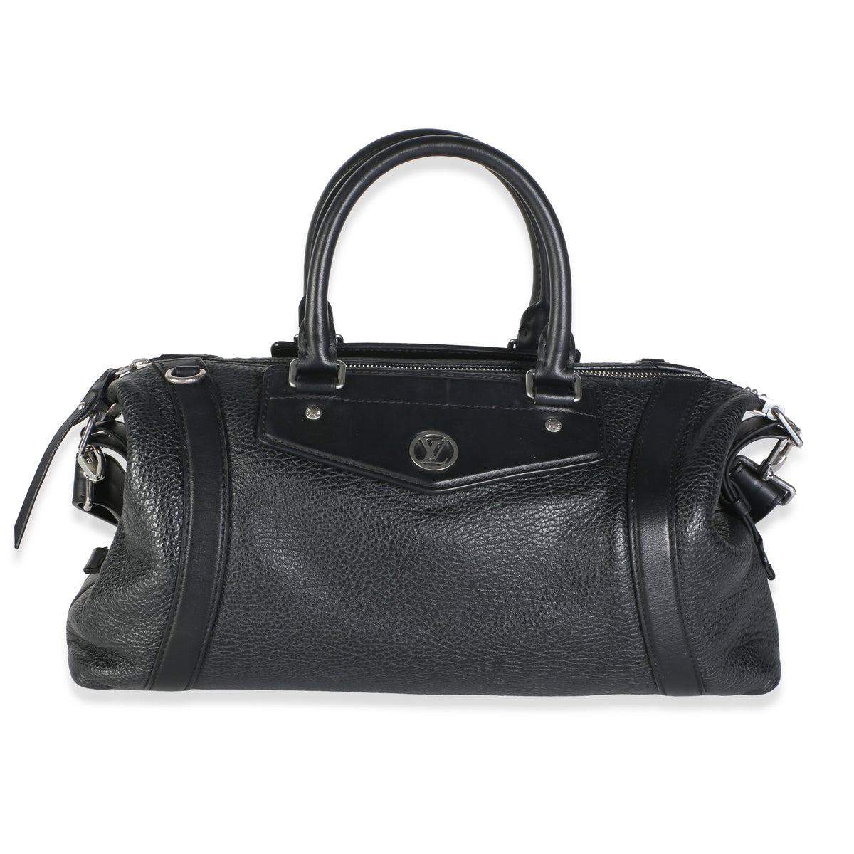 Louis Vuitton Black Pixel Lambskin LV Biker MM Handbag id