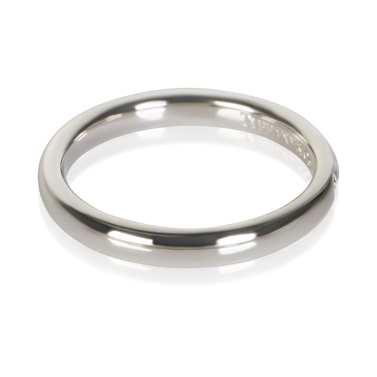 Tiffany & Co. Platinum Diamond Elsa Peretti Stacking Band 2