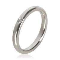 Tiffany & Co. Platinum Diamond Elsa Peretti Stacking Band 4