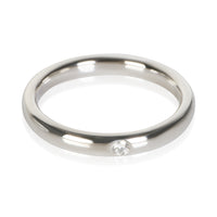Tiffany & Co. Platinum Diamond Elsa Peretti Stacking Band fv