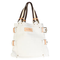 Louis Vuitton Blue Toile Canvas Globe Shopper Cabas MM Handbag 4