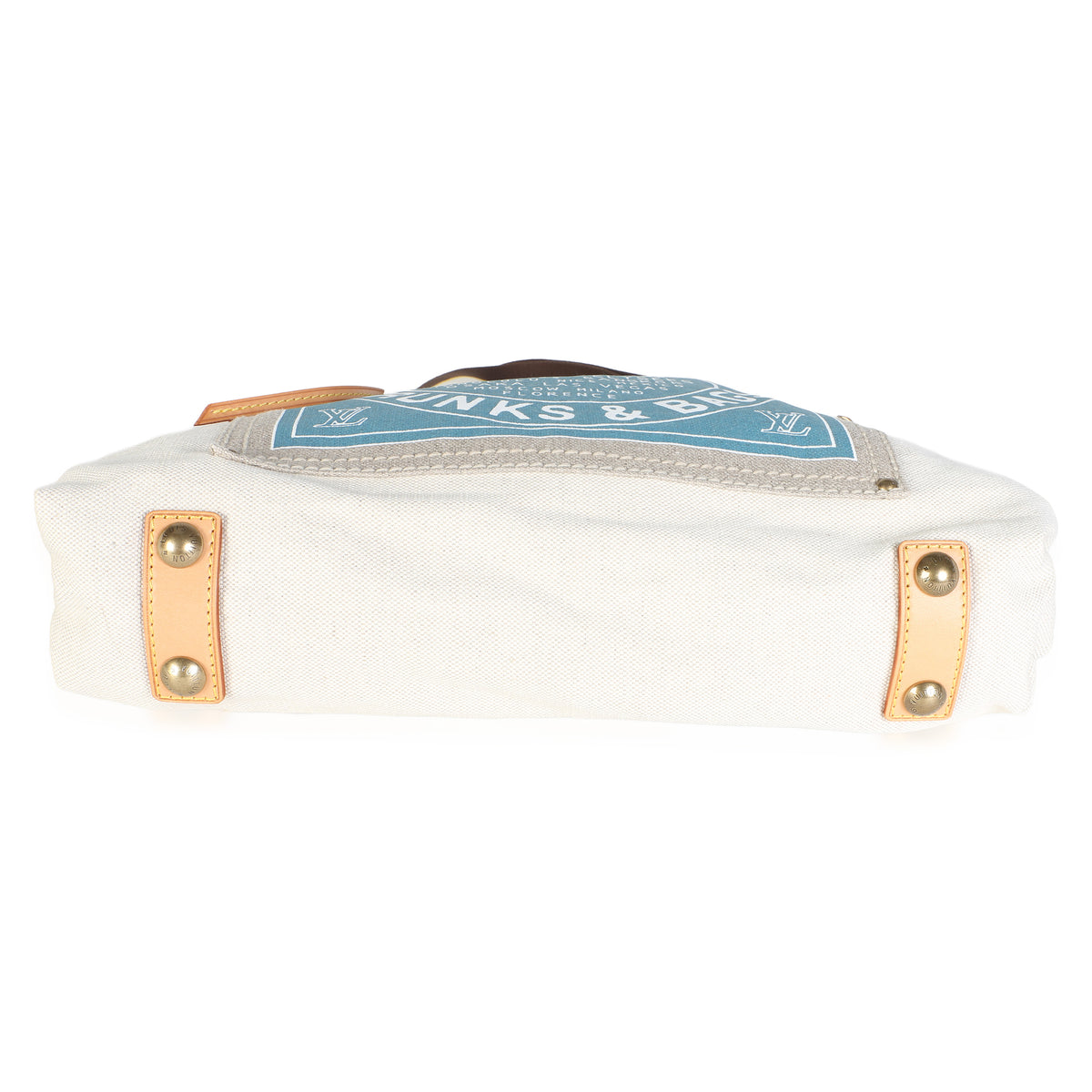 Louis Vuitton Blue Toile Canvas Globe Shopper Cabas MM Handbag 5