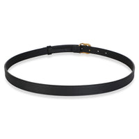 Gucci Black Calfskin Interlocking GG Marmont Thin Belt 90/36 3