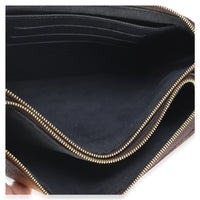 Louis Vuitton Giant Monogram Reverse Canvas Double Zip Pochette Handbag 8