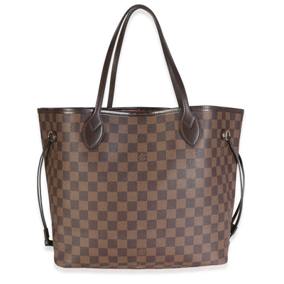 Louis Vuitton Damier Ebene Canvas Neverfull MM Handbag fv