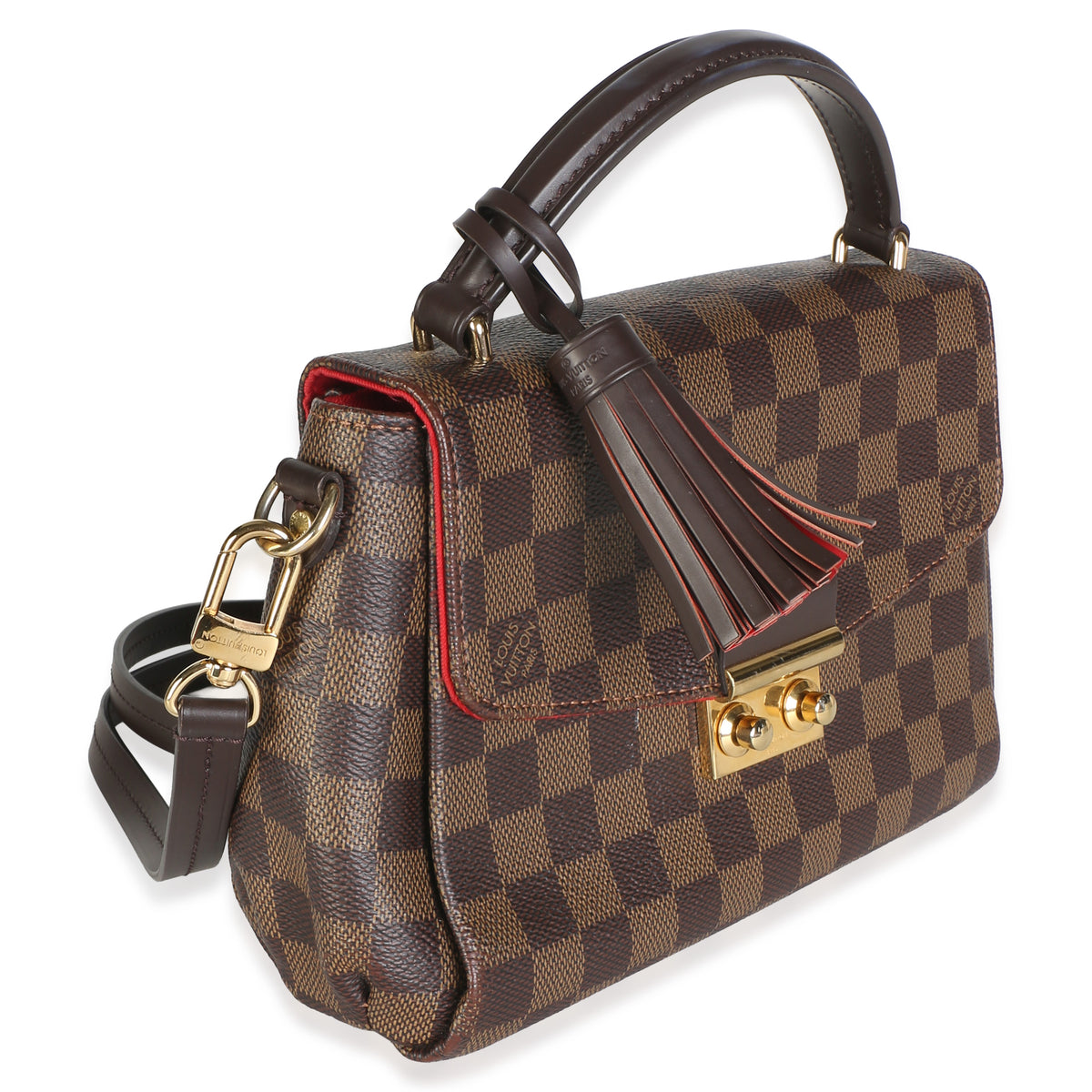 Louis Vuitton Damier Ebene Canvas Croisette Handbag 3