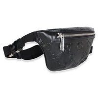 Gucci Black GG Tennis Embossed Calfskin Belt Bag Handbag 3