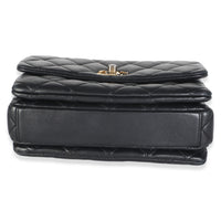 Chanel Black Quilted Lambskin Mini Medallion Multi Chain Flap Bag Handbag 5