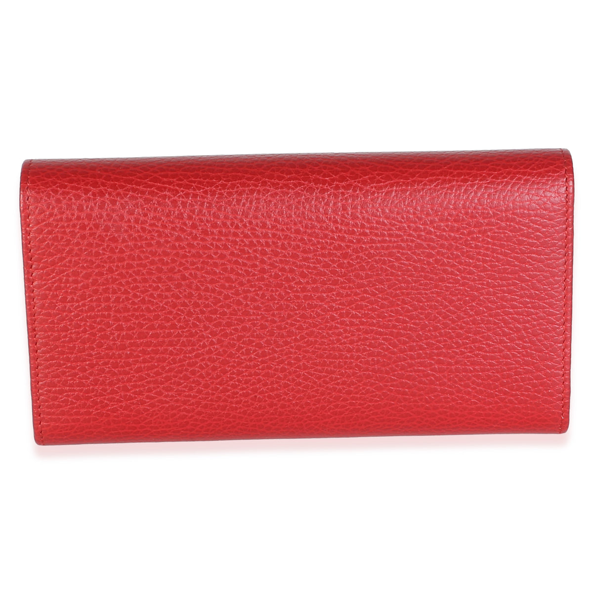Gucci Red Dollar Calfskin GG Marmont Continental Wallet Wallet 4