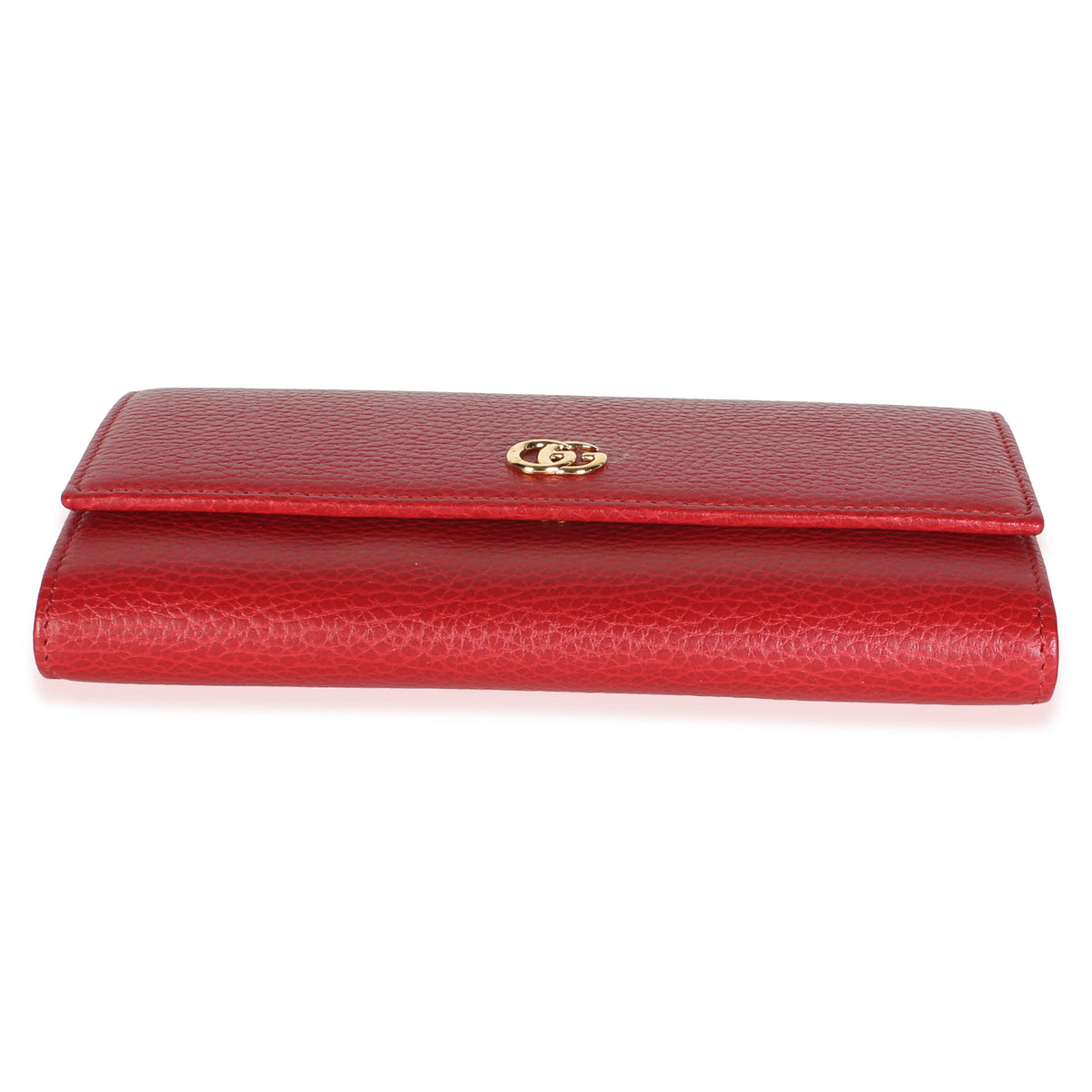 Gucci Red Dollar Calfskin GG Marmont Continental Wallet Wallet 5