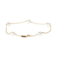 Tiffany & Co. Yellow Gold Pearl Elsa Peretti Pearl By The Yard Bracelet