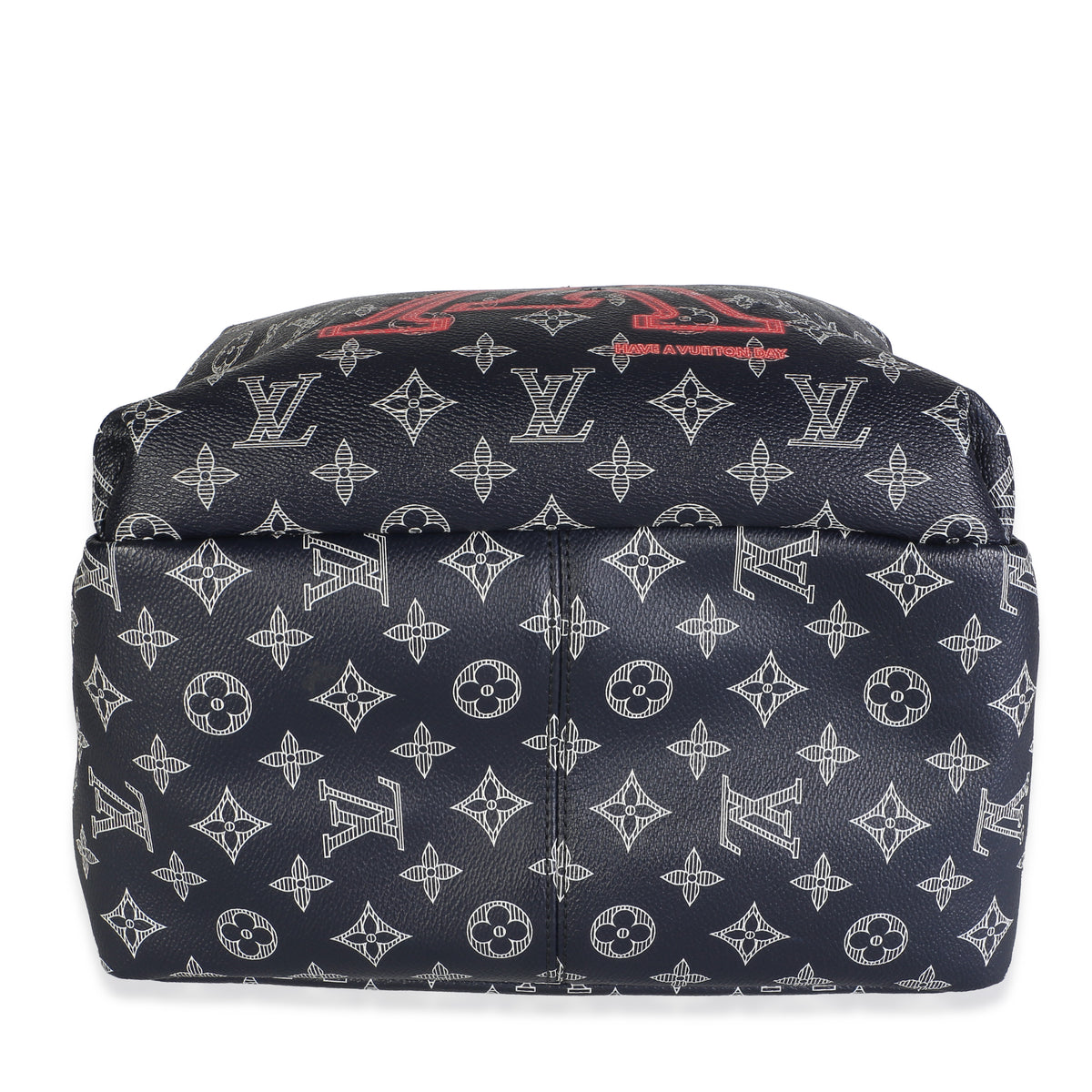 Louis Vuitton Navy Ink Monogram Upside Down Apollo Backpack Handbag 5