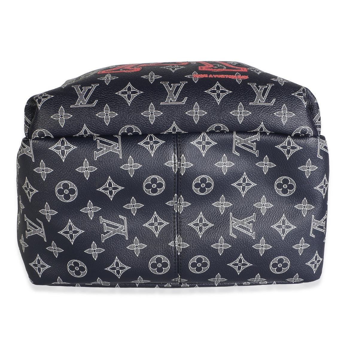 Louis Vuitton Navy Ink Monogram Upside Down Apollo Backpack Handbag 8