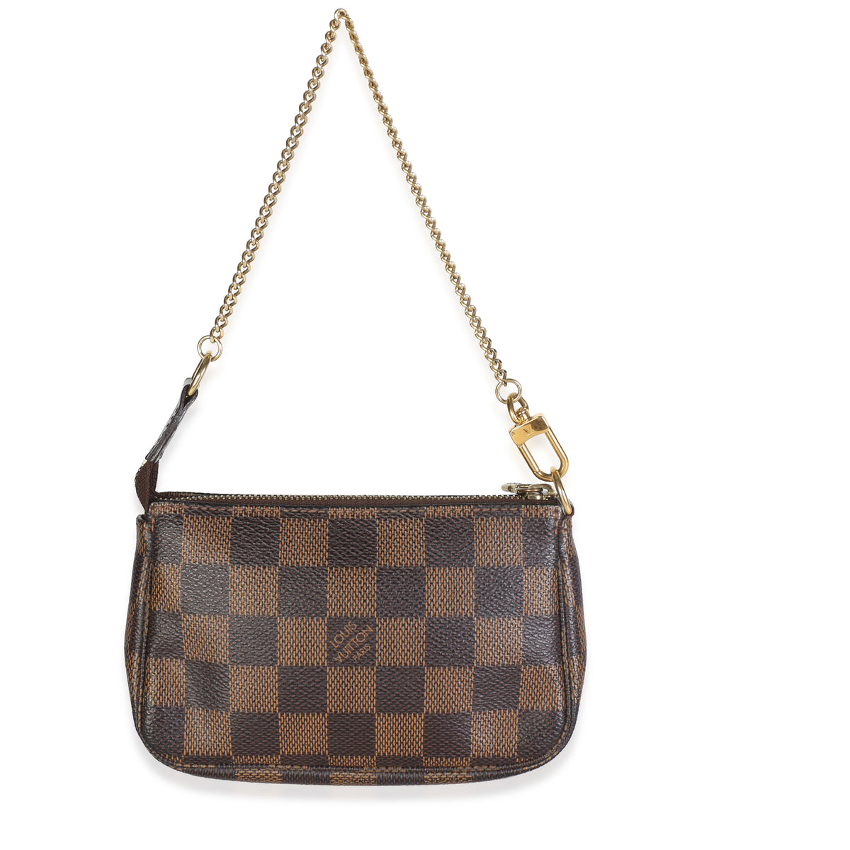 Louis Vuitton Damier Ebene Canvas Mini Pochette Accessoires Handbag 4
