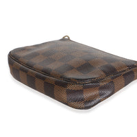 Louis Vuitton Damier Ebene Canvas Mini Pochette Accessoires Handbag 6