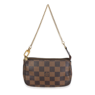 Louis Vuitton Damier Ebene Canvas Mini Pochette Accessoires Handbag id