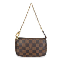 Louis Vuitton Damier Ebene Canvas Mini Pochette Accessoires Handbag id