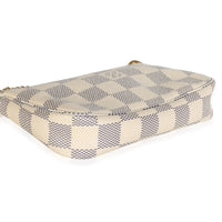 Louis Vuitton Damier Azur Canvas Mini Pochette Accessoires Handbag 7
