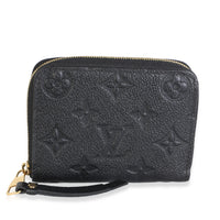 Louis Vuitton Black Monogram Empreinte Zippy Coin Purse Handbag id