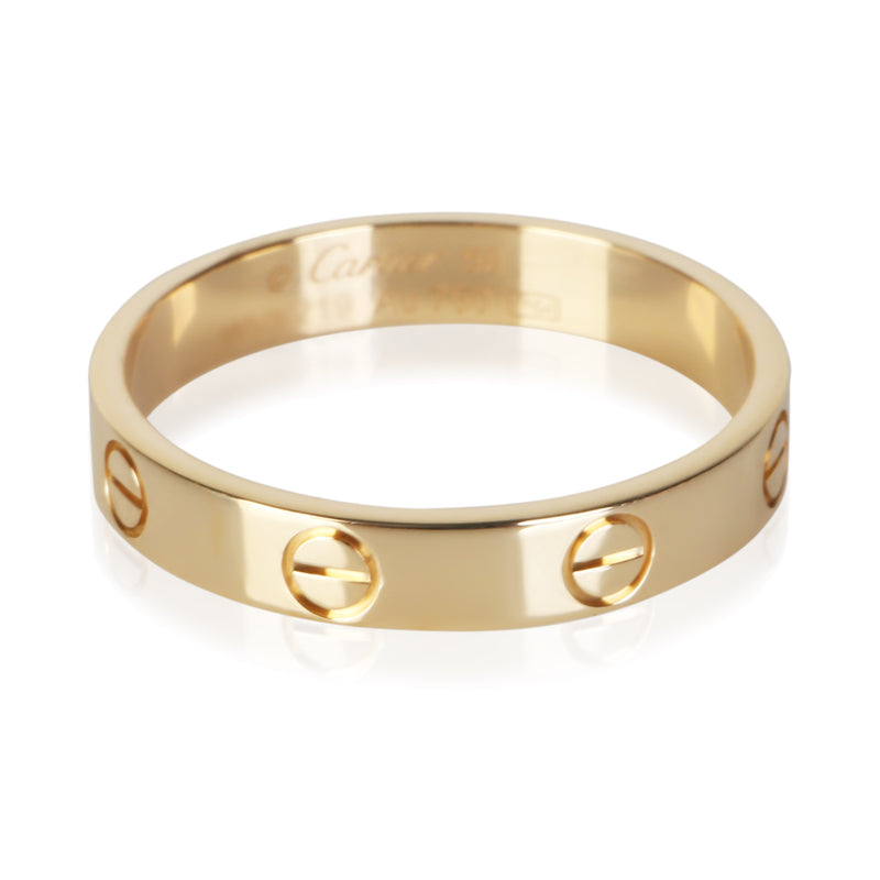 Cartier Yellow Gold Small Model Love Ring fv