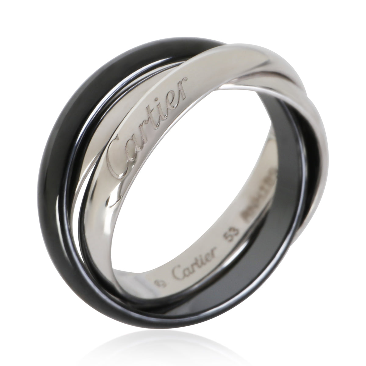 Cartier White Gold Trinity Ring 4
