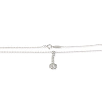 Tiffany & Co. Platinum Diamond Circlet Drop Pendant 2