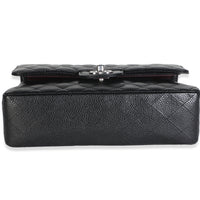 Chanel Black Quilted Caviar Small Classic Double Flap Bag Handbag 5