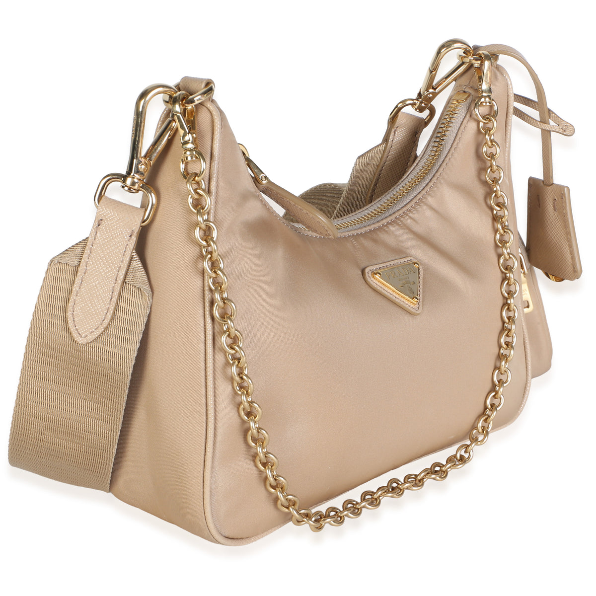 Prada Camel Re Nylon Re Edition 2005 Shoulder Bag Handbag 3