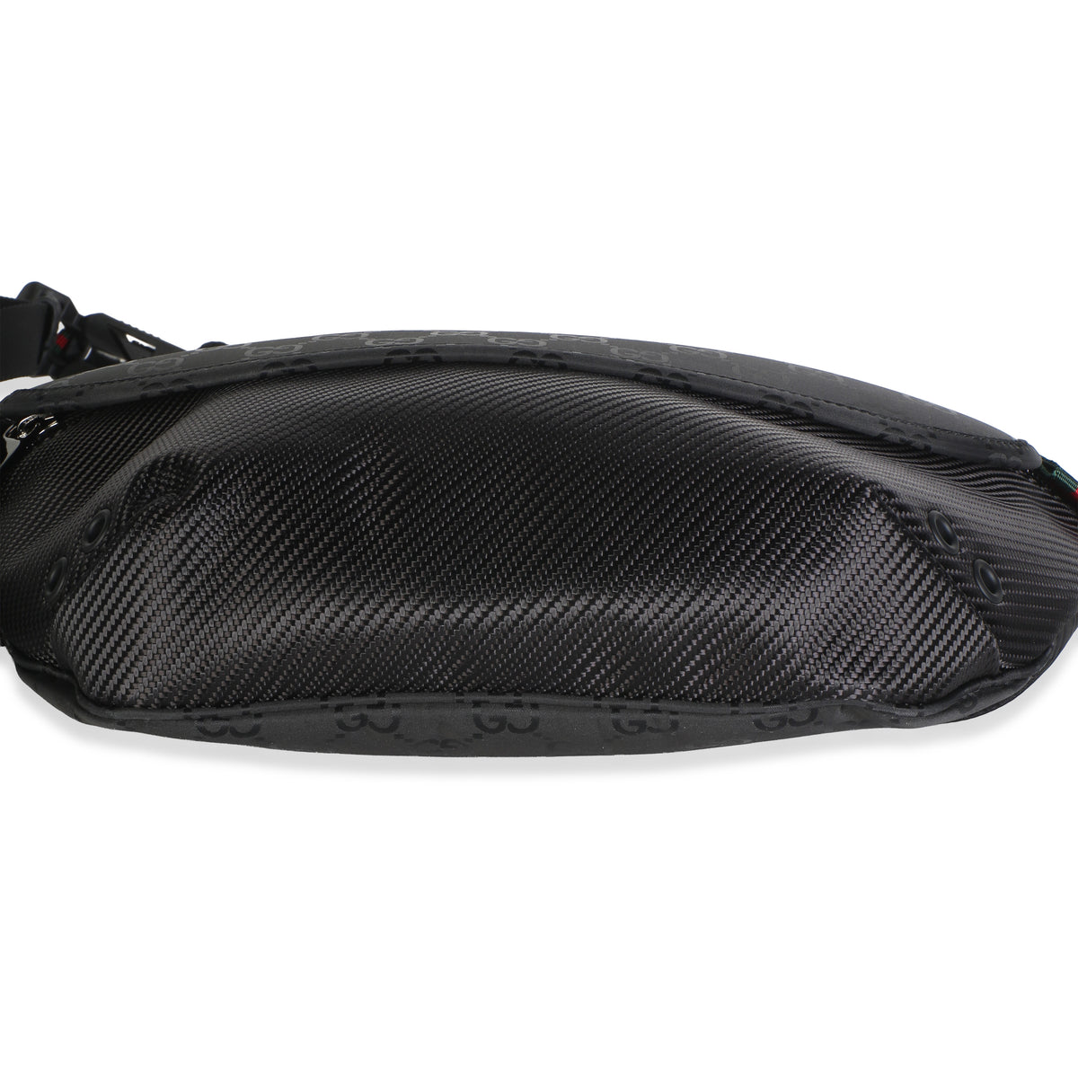 Gucci Black Nexus Nylon Large Belt Bag Handbag 6