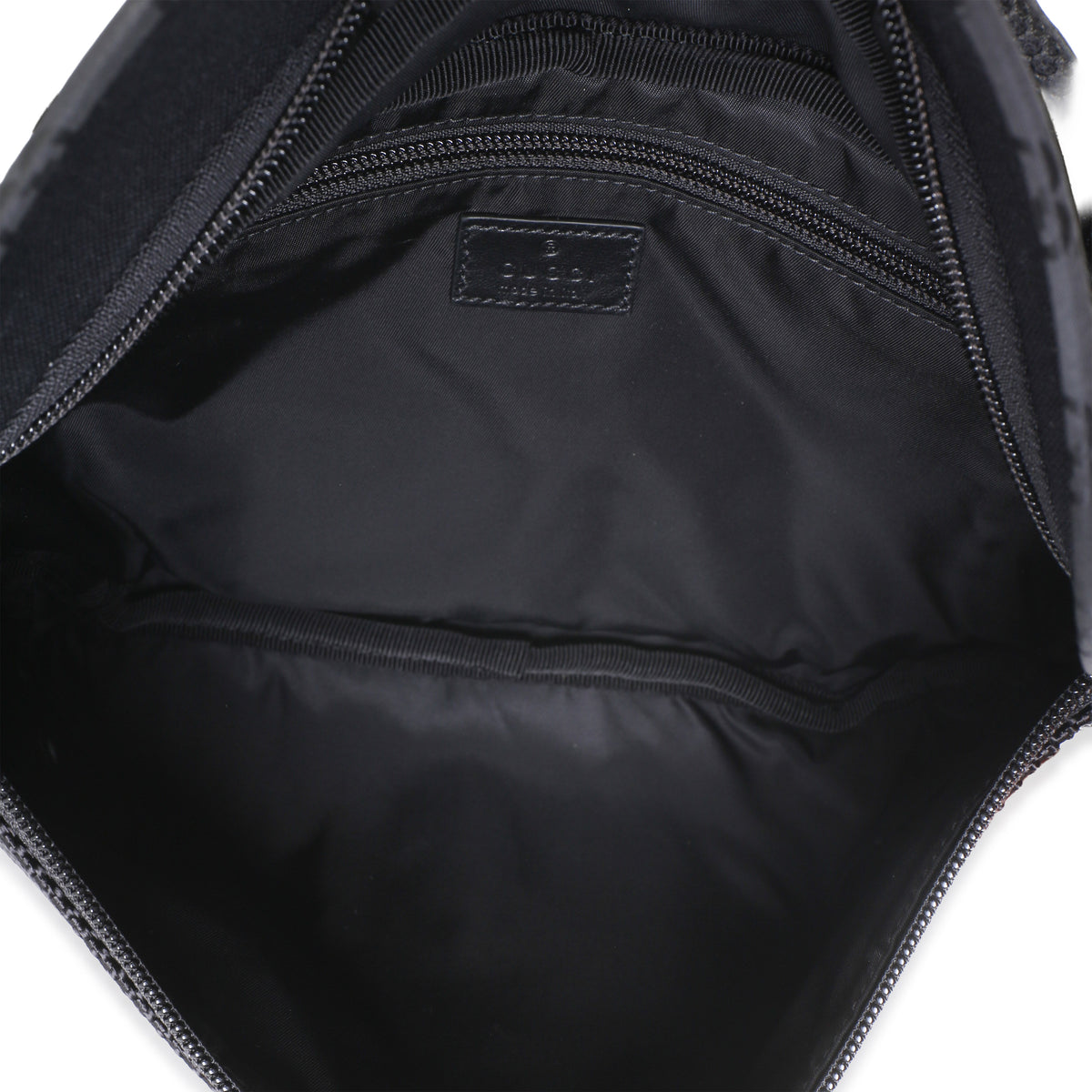 Gucci Black Nexus Nylon Large Belt Bag Handbag 9