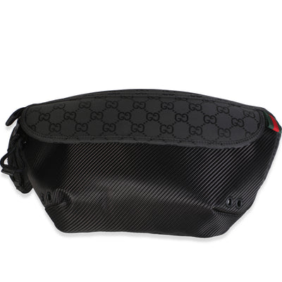Gucci Black Nexus Nylon Large Belt Bag Handbag id