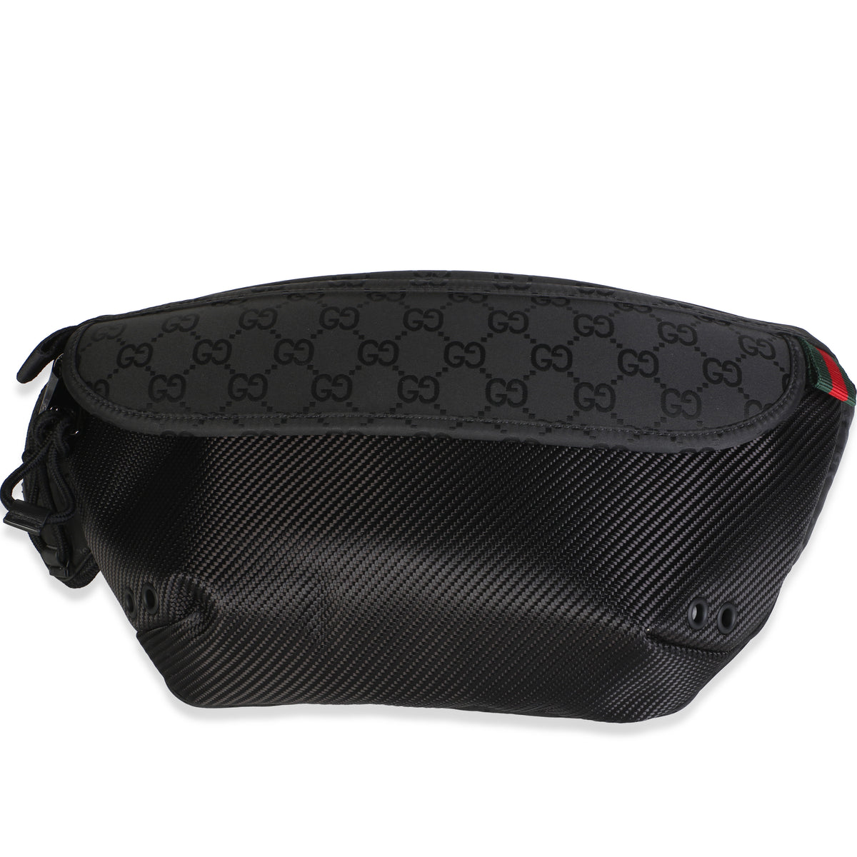Gucci Black Nexus Nylon Large Belt Bag Handbag id