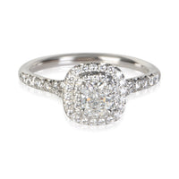 Tiffany & Co. 0.36 ct Cushion Modified Diamond Soleste Engagement Ring fv
