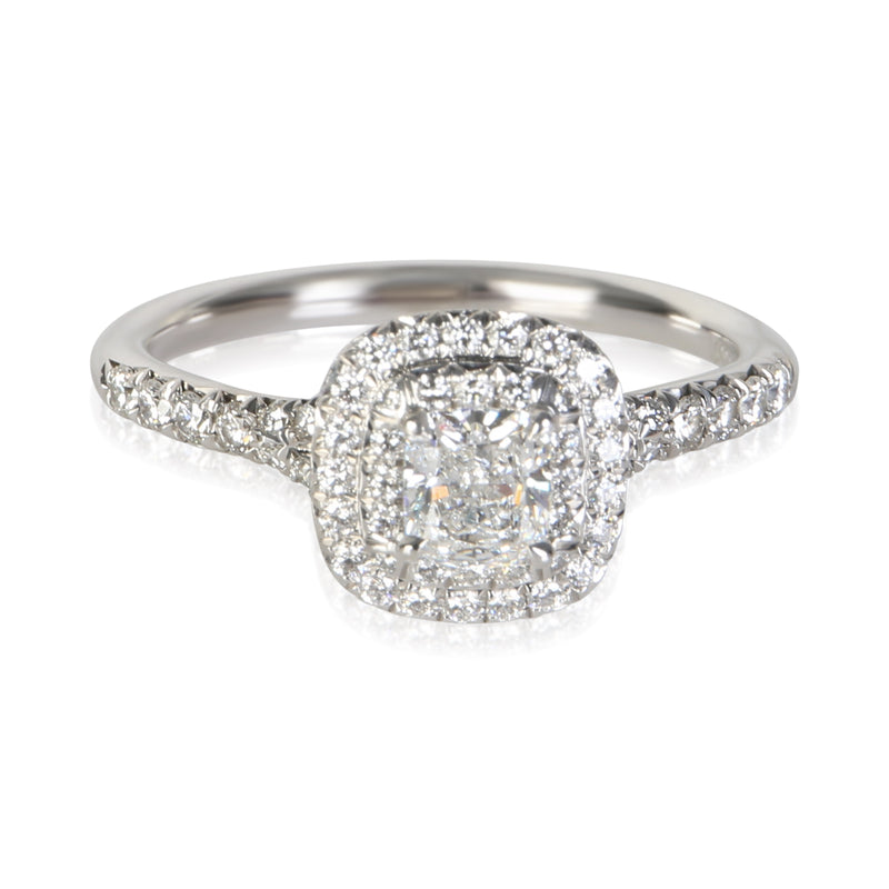 Tiffany & Co. 0.36 ct Cushion Modified Diamond Soleste Engagement Ring fv