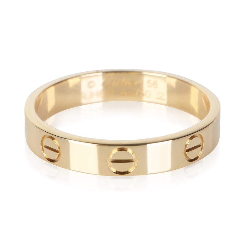Cartier Yellow Gold Small Model Love Ring fv