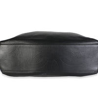 Chanel Vintage Black Embossed Lambskin CC Tote Handbag 6