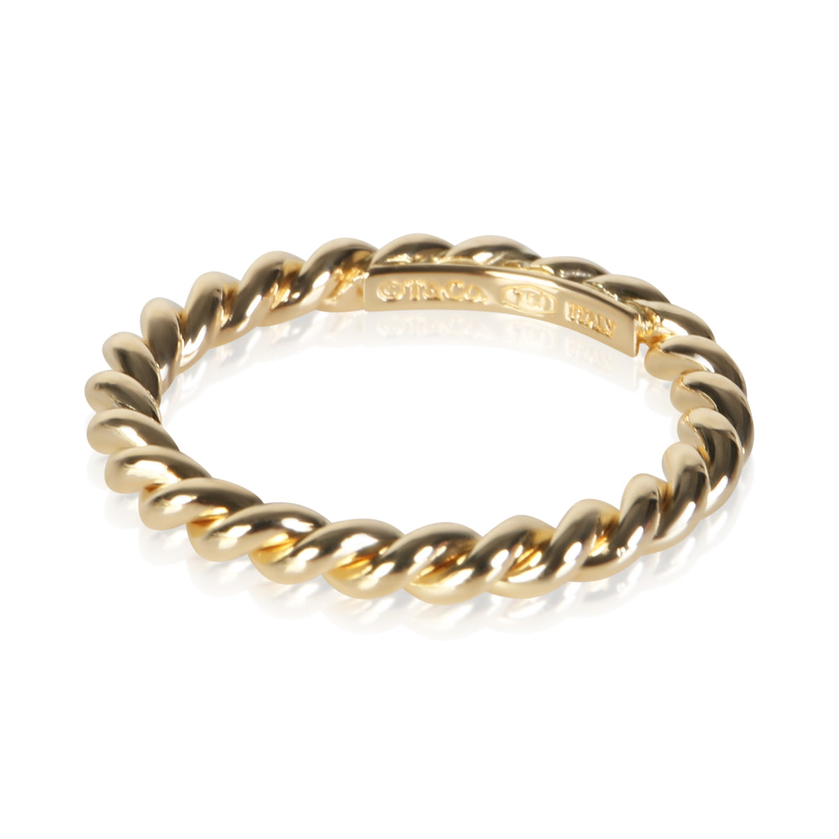Tiffany & Co. Yellow Gold Twisted Rope Ring 2