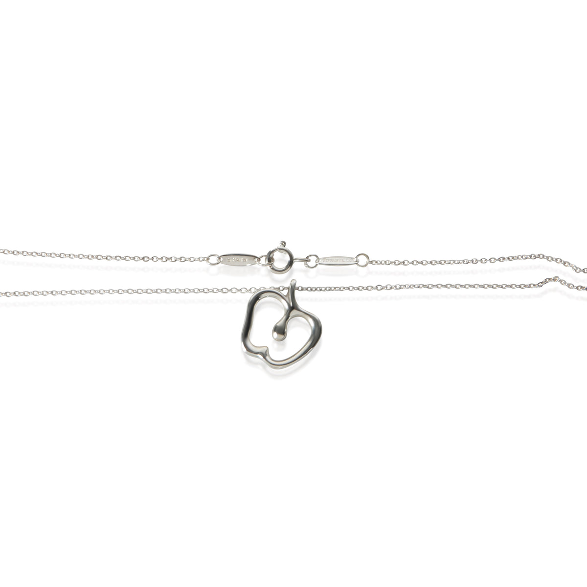 Tiffany & Co. Sterling Silver Apple Pendant 2