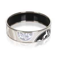 Hermès Ex Libris Wide Enamel Bracelet 2