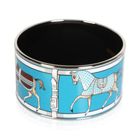 Hermès Tenues et Couvertures Extra Wide Enamel Bracelet 2