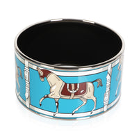 Hermès Tenues et Couvertures Extra Wide Enamel Bracelet 3